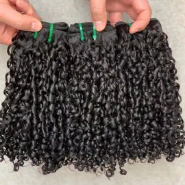 40 Inch Raw Unprocessed Hair Raw HD Lace Wigs Vietnamese Burmese Curly Human Hair Weave Bundles Tape Ins Crochet Hair Bulk Hairstyle: pixie curly, color: natual color, Stretched Length: 12 inches