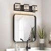 MELUCEE Modern LED Bathroom Lights Over Mirror 15W 3 Lights
