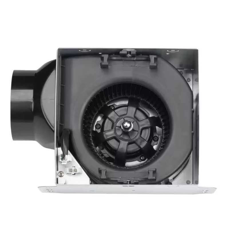 Homewerks Ceiling and Wall Mounted Bathroom Ventilation Fan w/Dimmable LED
