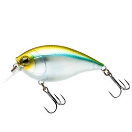 Duel Hardcore R1363-GSPS Lure, Crankbait, HARDCORE CRANK SR 65F, 2.6 inches (65 mm), Weight: 0.5 oz (14 g), Ghost Pearl Shad Bass Fishing