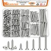 Dianrui 200 PCS 304 Stainless Steel Screws, #8 Wood Screws