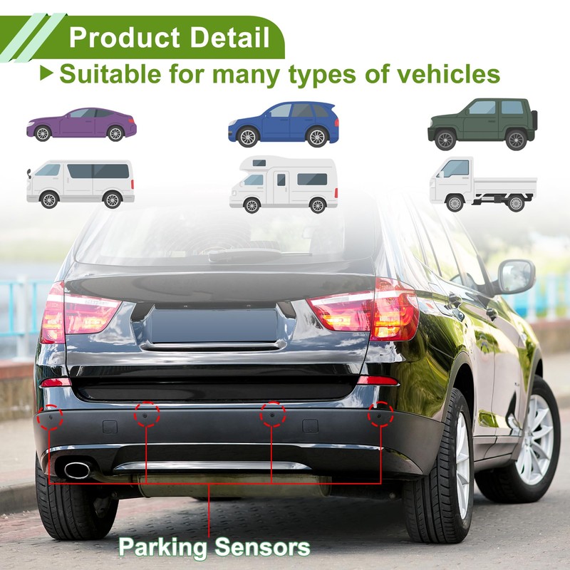 X AUTOHAUX Reverse Backup Radar System Distance Detection Reverse Parking