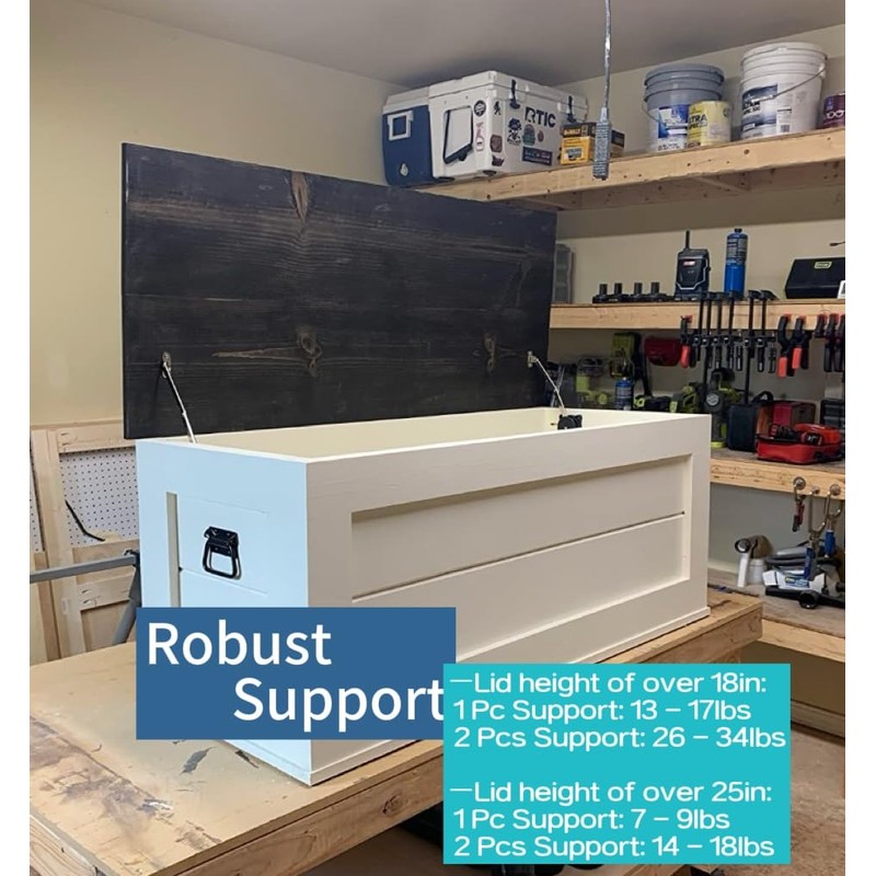 Toy Box Hinges Soft Close - Lid Support Hinges Chest