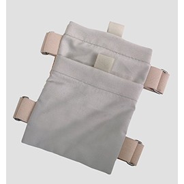 BasicNature Unisex - Adult Undercover Calfpouch Calf Bag, Beige, One Size