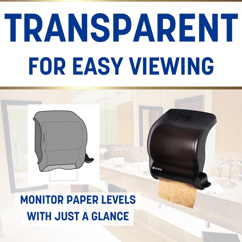 San Jamar Classic Element Paper Towel Dispenser Wall-Mounted Commercial Roll