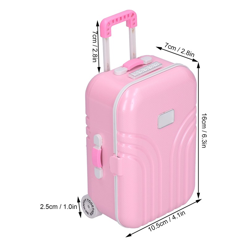 Originality Music Box Cute Luggage Jewelry Box Student Birthday Gift