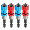 Saipor 4 Pieces Magnetic Drywall Bit Holder 1/4 Inch Hex