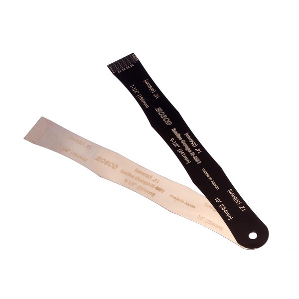 RuiJOTWAT Bass Guitar Neck Radius Gauge Ruler Setup Measuring Instruments