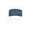 El Patron Cap White Blue Rhinestone Silver Colombia Baseball -