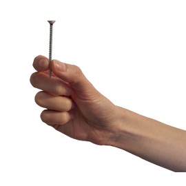 Box of 250pcs Wood Screws Zinc Plated M4 Long 2.5 inch (0.16" x 2.36") 4.0 x 60mm