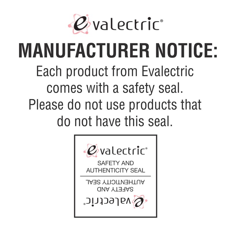 Evalectric Classic Styler Ceramic Flat Iron - 1.25" Ceramic Flat