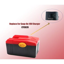CTB4187 18V 3.0A Battery Compatible with Snap on CTB4187 CTB4185 CTB6187 CTB6185 Li-ion Replace for Snap on 18 Volts CTC620 Charger
