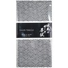MIKURA Double Gauze Tenugui, Japanese Towel, Seigaiha (Black)