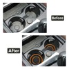 JUNAHAA Car Cup Coaster Universal Automotive Waterproof Non-Slip Cup Holders