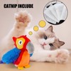 CHOOSE-IT Cat Toy Realistic Flapping Wings Interactive Bird Toy for