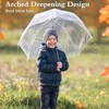 Jexine 4 Pcs Kid's Clear Bubble Umbrella Transparent Umbrella with