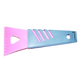 Set of 2 ice scrapers, assorted colours, handy with soft grip, ice scraper, ice breaker, especially suitable for fixed ice layer on car windows