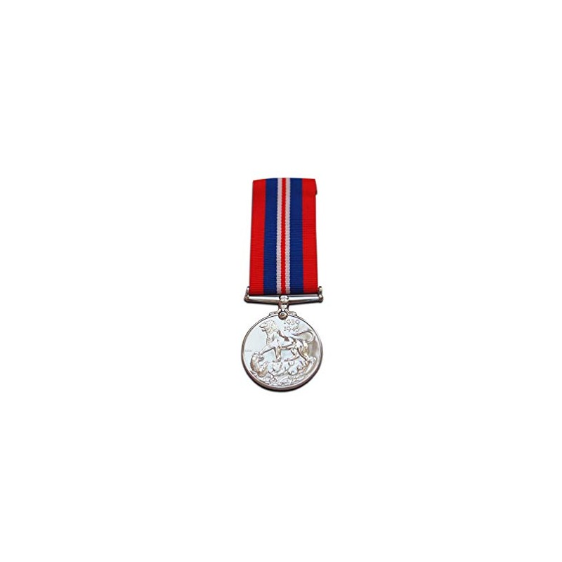 1939-45 War Medal + Defence Medal Full Size Set WW2