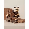 Spring Copenhagen Handmade Wooden Panda Figurine - Charming Decorative Artwork