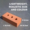 Bluecaps 2-Piece Foam Builder's Brick Set For Kids - Build
