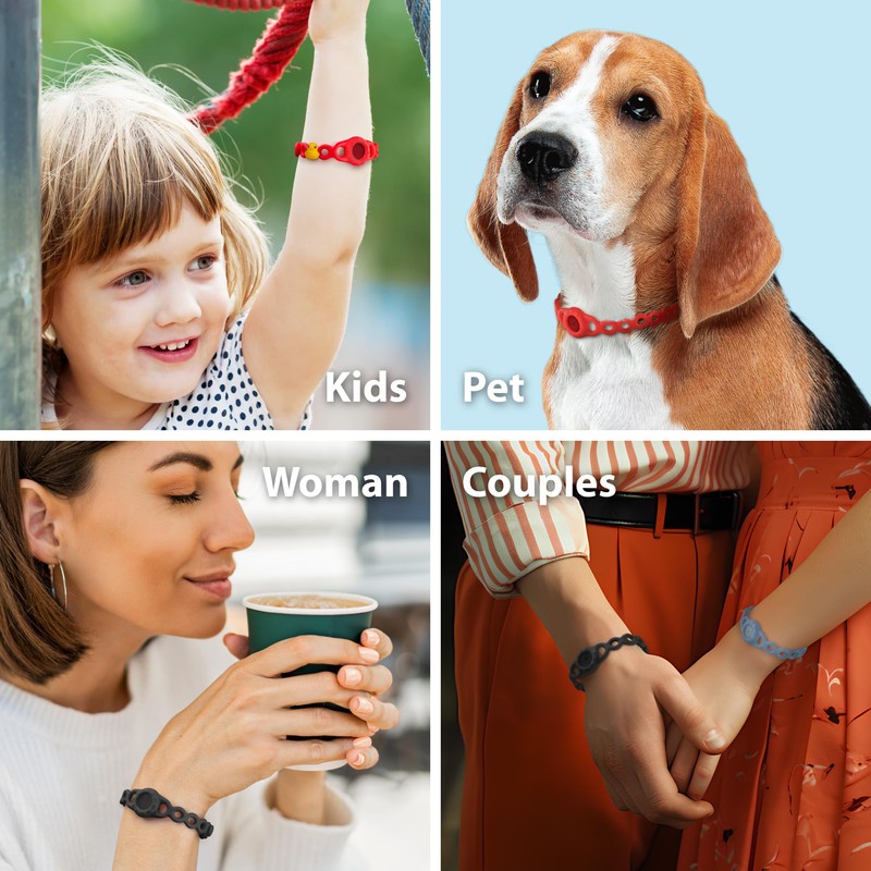 【Hueso】 Pulsera elástica de silicona con difusor de aromaterapia para