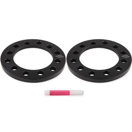 GDSMOTU Wheel Spacers, 6x5.5/6x135 for Lincoln Mark LT, Navigator, for GMC Savana 1500, K1500,K2500,C2500, 12mm Wheel Adapters with108mmBore 2Pcs Black
