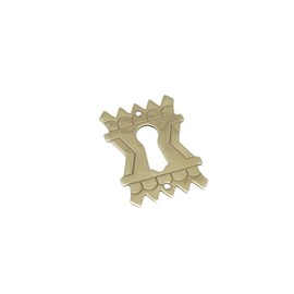 Restore Hardware Eastlake Keyhole Cover Cabinet Furniture Lock Escutcheon Key Hole Cover for Antique Victorian Vintage Locks