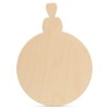 Wooden Ornaments Unfinished, Wood Ornaments for Crafts, 6 Inch, Pack