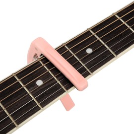 Guitar Capo 6 String Guitar Capo ABS Shell Guitar Clamp with Spring for Acoustic and Electric Guitars (Light)