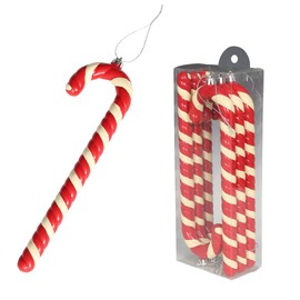 Dulton CMG-0951M Candy Cane Christmas Tree Ornaments, Medium Size, Set of 6, Nordic, Heavy, Decoration, Parties, Gift, Gift, Height 9.8 inches (248 mm), Width 2.9 inches (73 mm), Depth 0.7 inches (17
