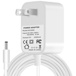5ft Power Cord for Aura Carver AF900 & AF100 – Replacement SR-A30502000U2 WiFi Digital Picture Frame Power Adapter