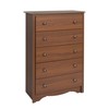 Cherry Monterey 5 Drawer Chest