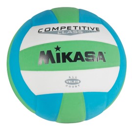 Mikasa Competitive Class Volleyball (Green/White/Blue)