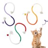 Xqzbmt 60cm Cat Toys with Bell, Kitten Teething Toys, Cat