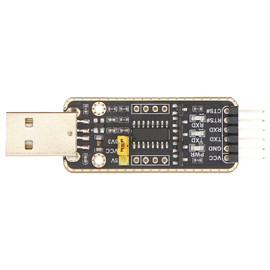 USB to UART TTL Adapter, Type A Serial Module with Jumper Wires, Support 5/3.3V2.5V1.8V, 50bps -6mbps