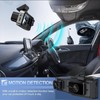 3-Channel Car Dash Cam Wifi 1080p FHD 140° Wide Angle