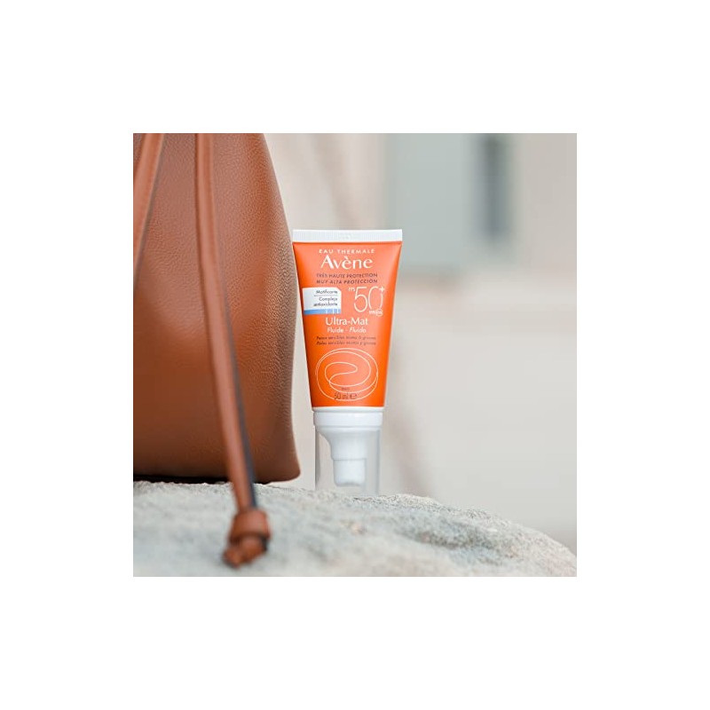 Avene - Ultra Mat, Fluido Matificante, Protector Solar FPS 50+