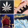 800Pcs Imitation Gold Silver Copper Foil Leaf Flake Gilding Sheets