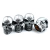 Bashineng Cars Tires Valve Stem Caps Cover Dustproof Cool Skull