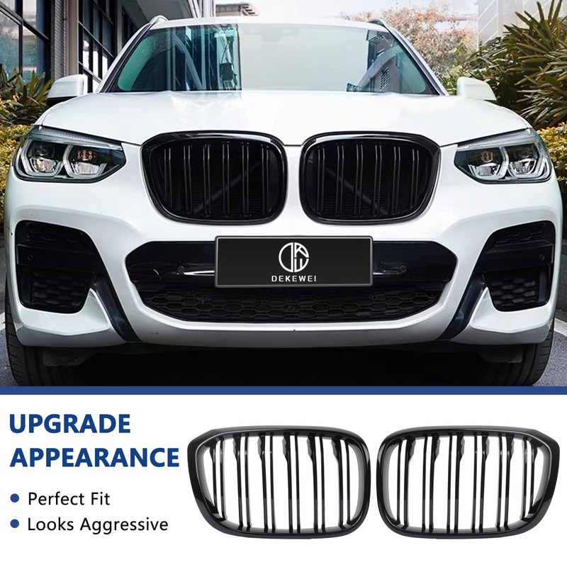 DEKEWEI G01 G02 Grille,Front Kidney Grill Compatible with 2018-2021 X3