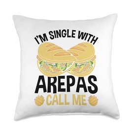 Colombian Snacks Arepas Making Arepa Grill Arepa Flour Throw Pillow