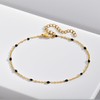 Degolso Ankle Bracelets for Women 18K Gold Plated Adjustable Anklet