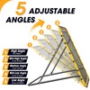 JIRTEMOT 3.7 x 3.7 FT Soccer Rebound Net, Yellow
