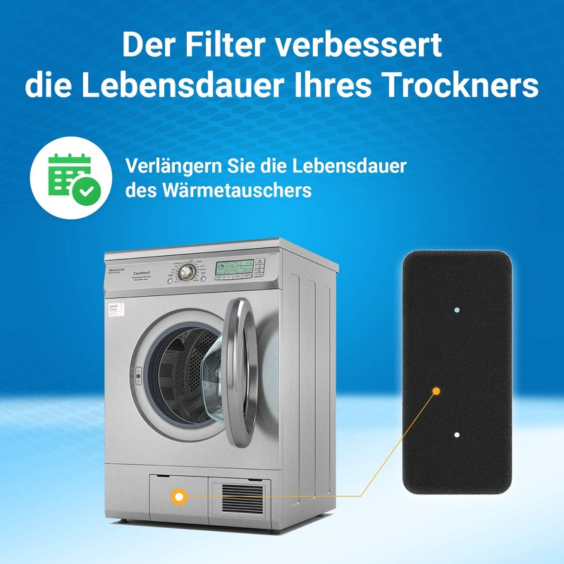 VIOKS 3 x Filter Sponge Set Replacement for Candy 40006731