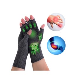 Donfri Finger Supporter, Joint Finger Supporter, Five-toe, Palm Supporter, Thin Gloves, Fingerless Gloves, Gaming Gloves