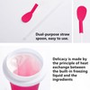 WALLBIG Slushie Maker Cup,2PCS Magic Slushy Maker Squeeze Cup,Portable Smoothie