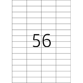 Top Stick 8700 Universal Labels 52.5 x 21.2 mm White