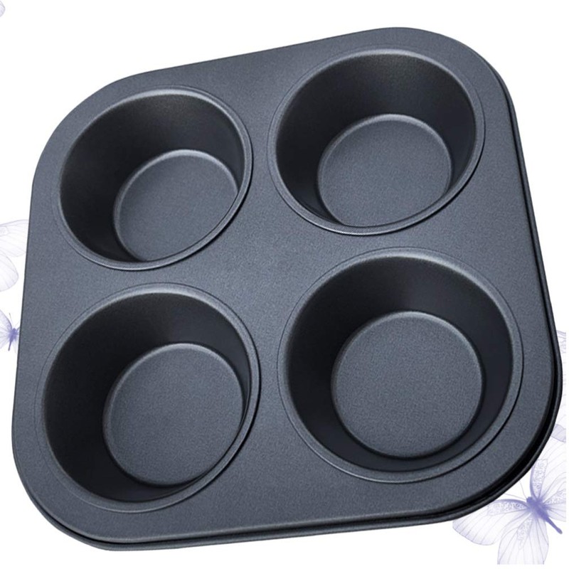 Yardwe Muffin Pan 4 Cup, 1PC Air Fryer Small Oven