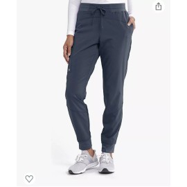 Barco One Cargo Jogger, Steel, Small Tall, BOP513T, 3 Pocket Elastic Waist