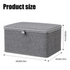 Lockable Storage Box with Lock with Lid Fabric Integrated PP